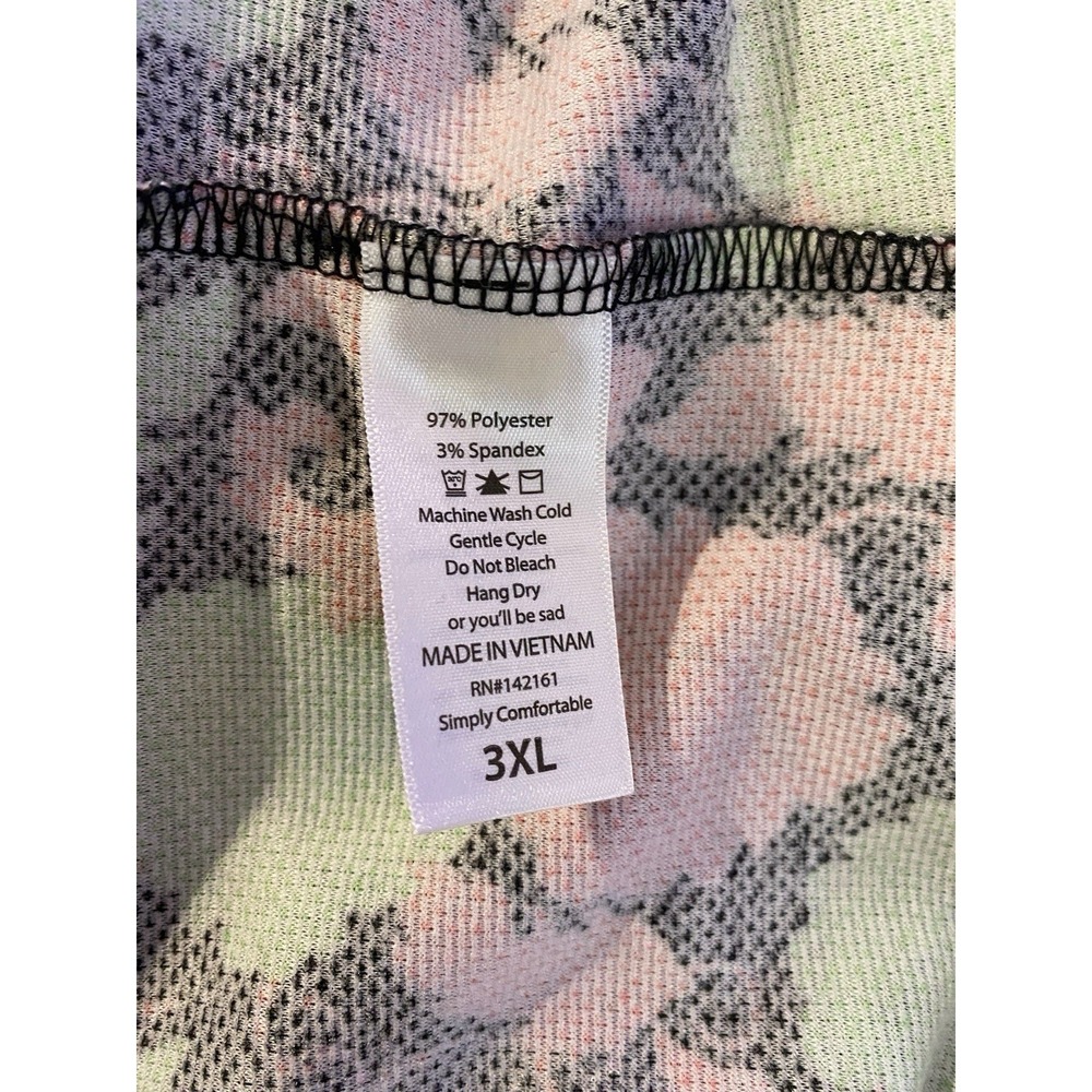 LuLaRoe Amelia Dress Floral Cottagecore 3XL Fit Flare Textured Romantic Feminine - Picture 6 of 6